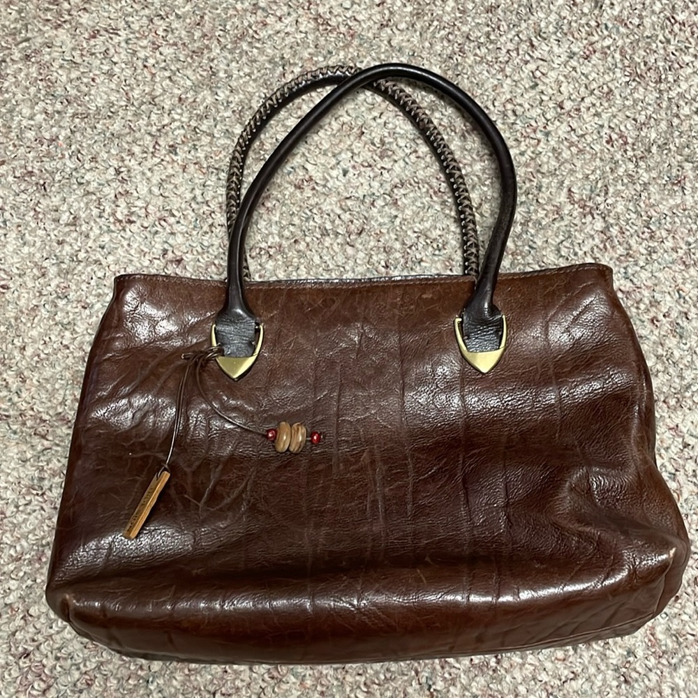 Hidesign leather shoulder purse